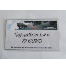 Tegoedbon, 75 EURO