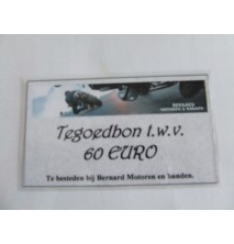 Tegoedbon, 60 EURO