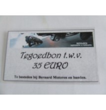 Tegoedbon, 35 EURO
