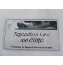 Tegoedbon, 100 EURO